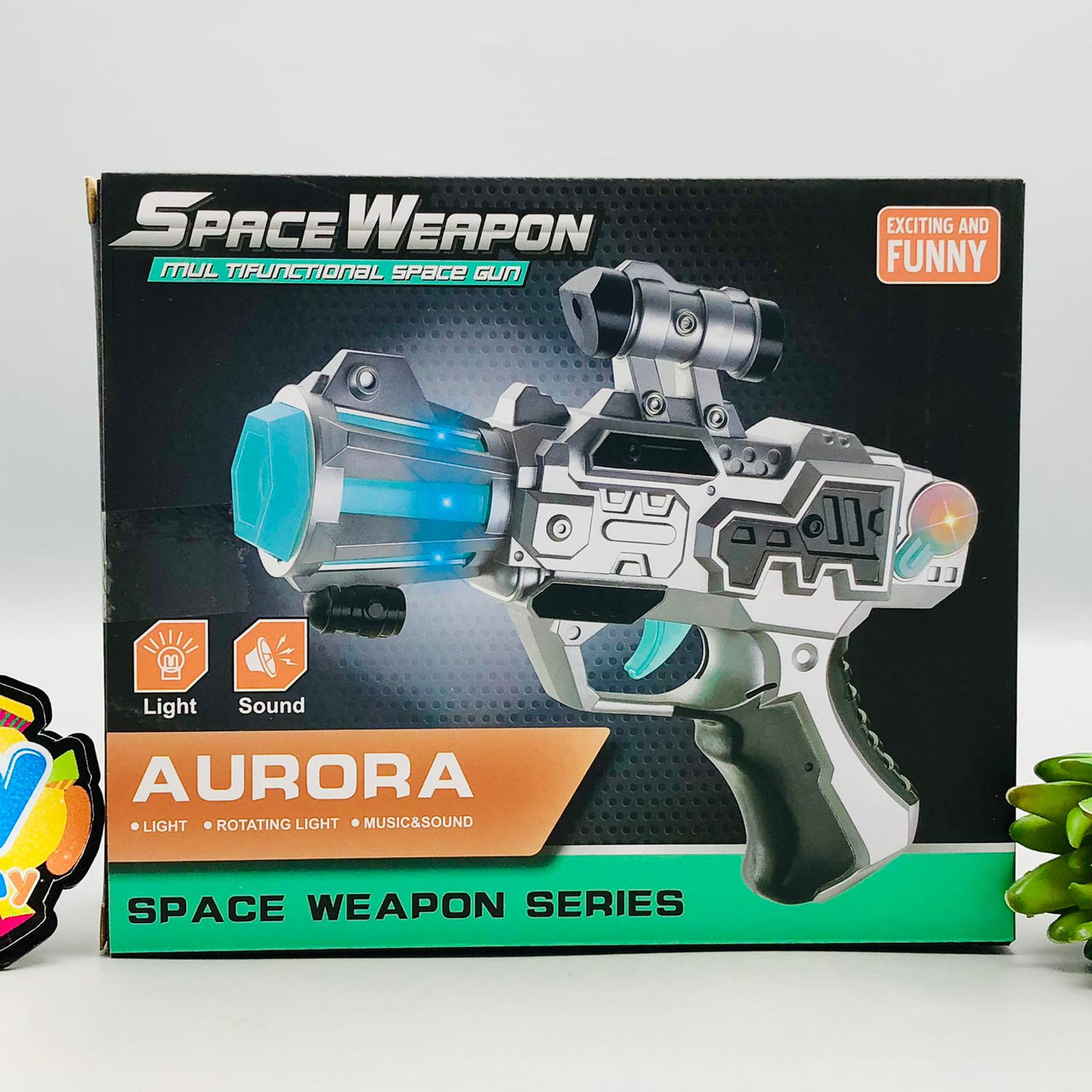 Multi-functional Space Weapon Gun With Light & Sound
