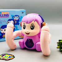 Electric Sound Sensing Rolling Baby With Lights
