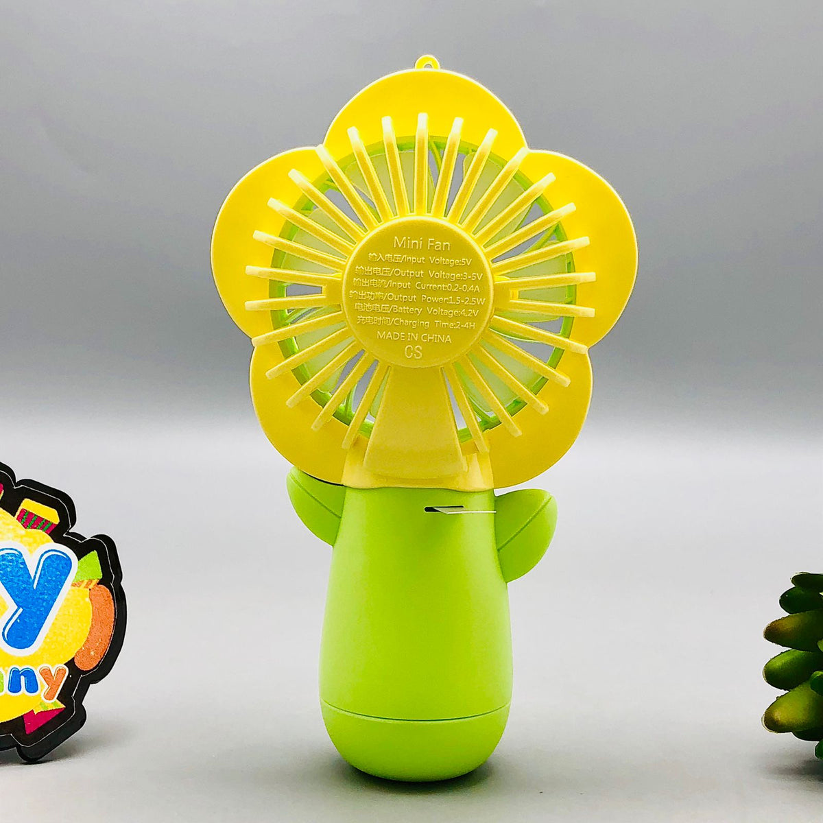 Rechargeable Flower Shaped Mini Fan With USB