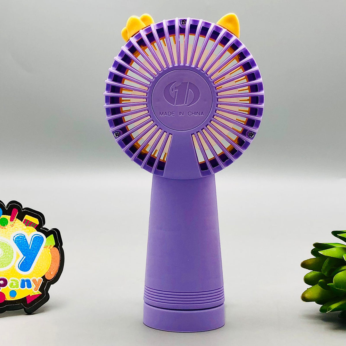Rechargeable Kitty Ears Handheld & Desktop Fan