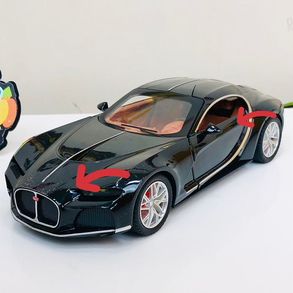 1:24 Diecast Bugatti Atlantic Chiron Model Car - Minor Fault