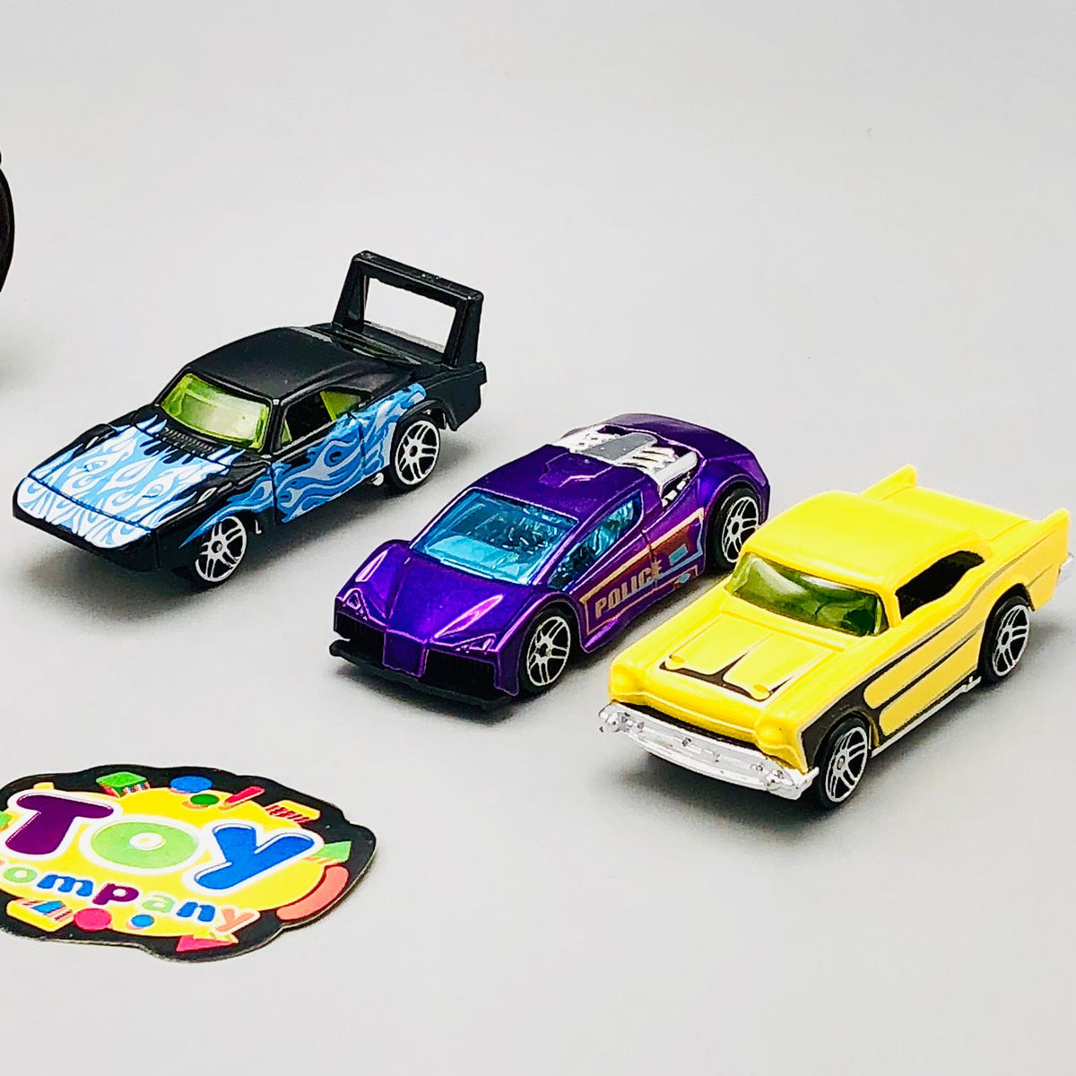 Hot Wheel Diecast Set of 14 Cars with Display Racks