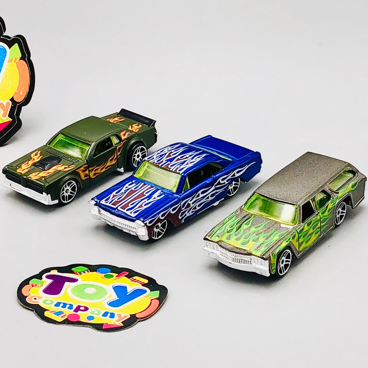 Hot Wheel Diecast Set of 14 Cars with Display Racks