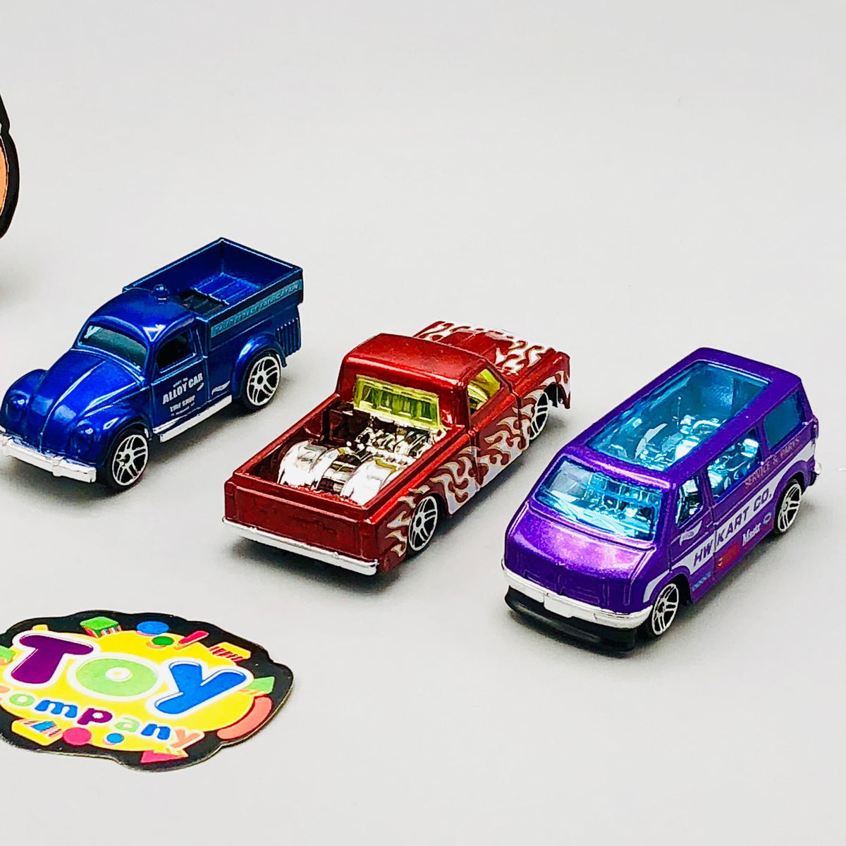 Hot Wheel Diecast Set of 14 Cars with Display Racks