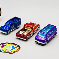 Hot Wheel Diecast Set of 14 Cars with Display Racks