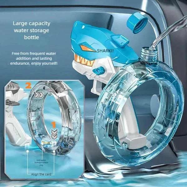 Electric Shark Continuous Water Firing Gun