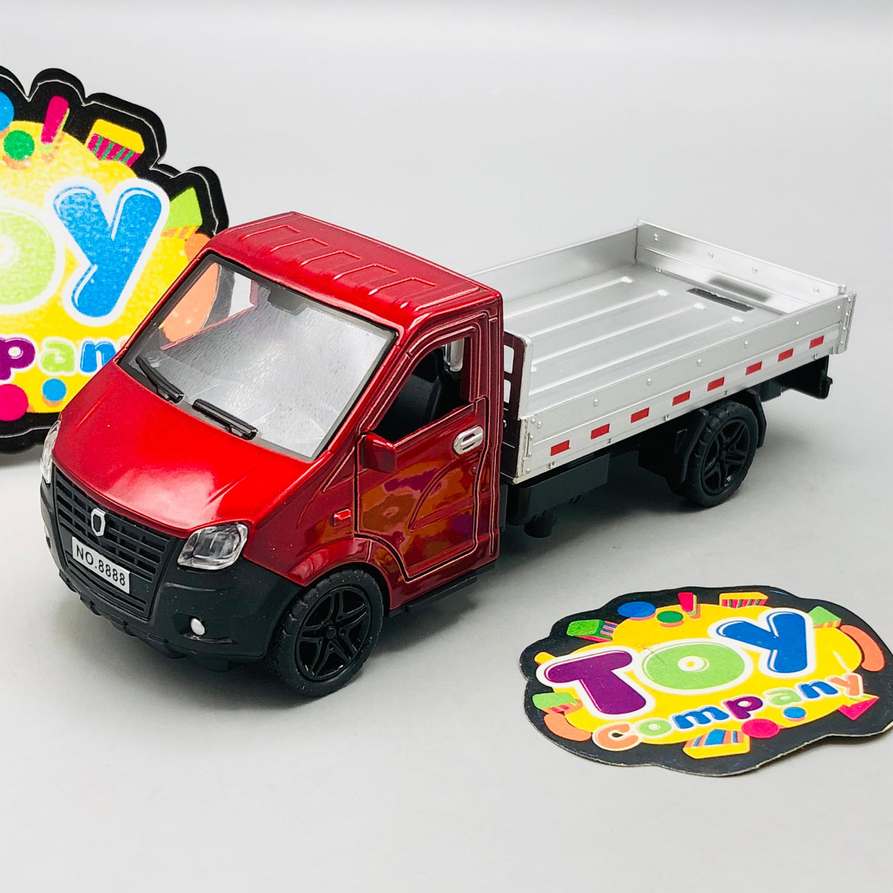 Mini Diecast GAZelle Cargo Trailer Model - 1Pc