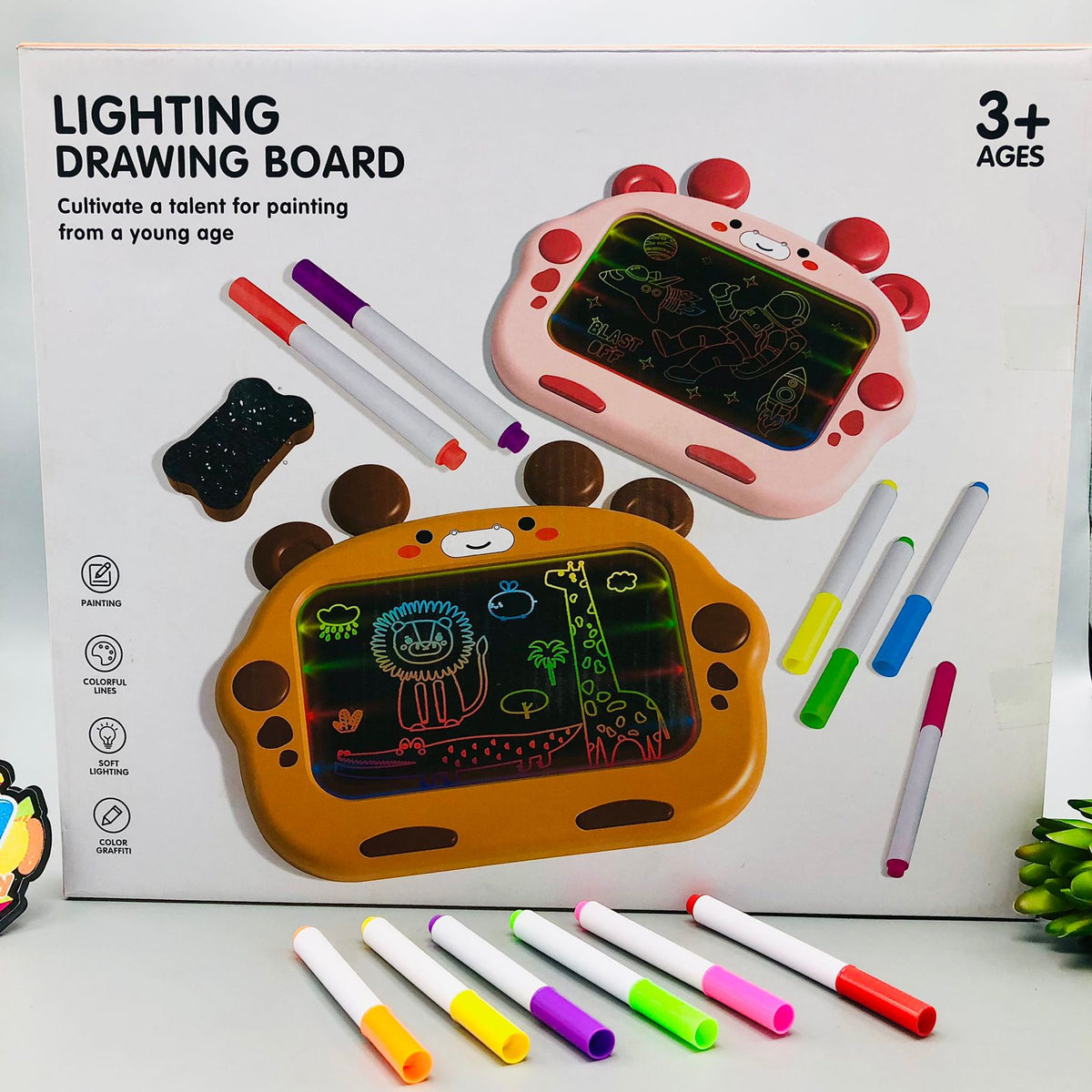 LED Lighting Graffiti Drawing Board
