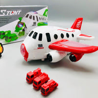 Battery Operated Catapult Airbus Plane With Mini Cars