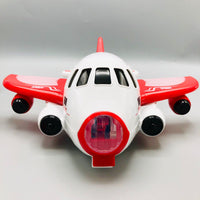 Battery Operated Catapult Airbus Plane With Mini Cars