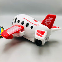 Battery Operated Catapult Airbus Plane With Mini Cars