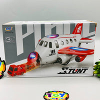 Battery Operated Catapult Airbus Plane With Mini Cars
