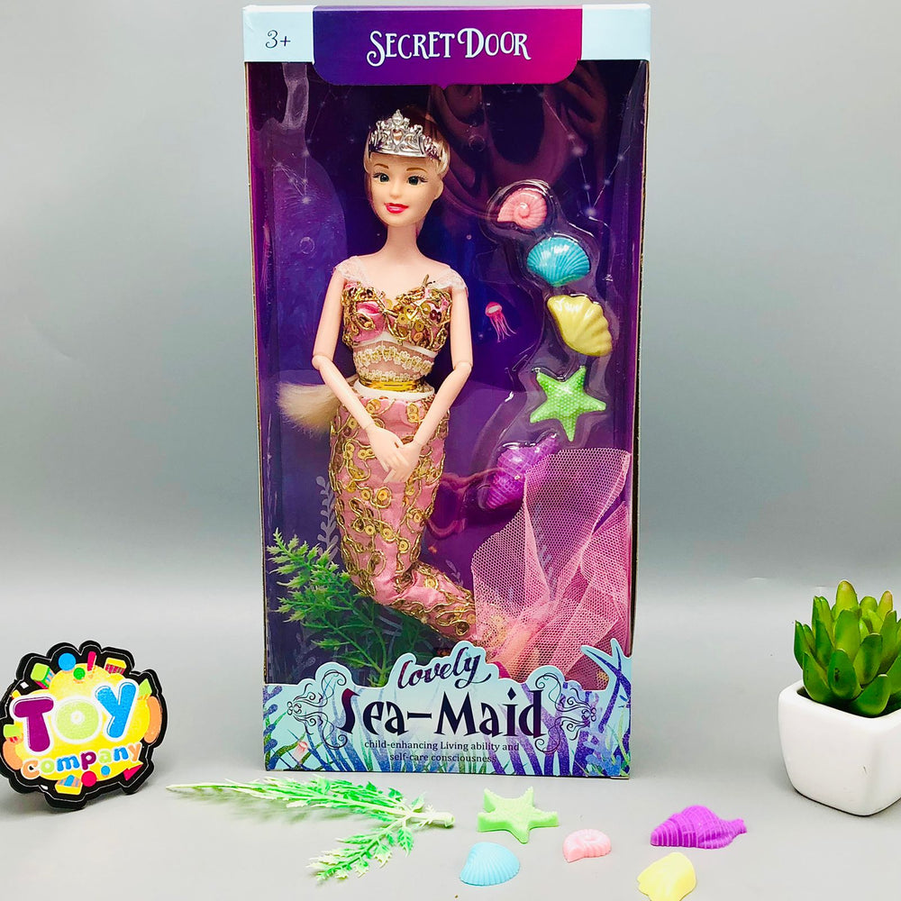 11* Inches Movable Joints Solid Body Sea-Maid