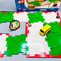 DIY Super Mario Car Track Puzzle Set