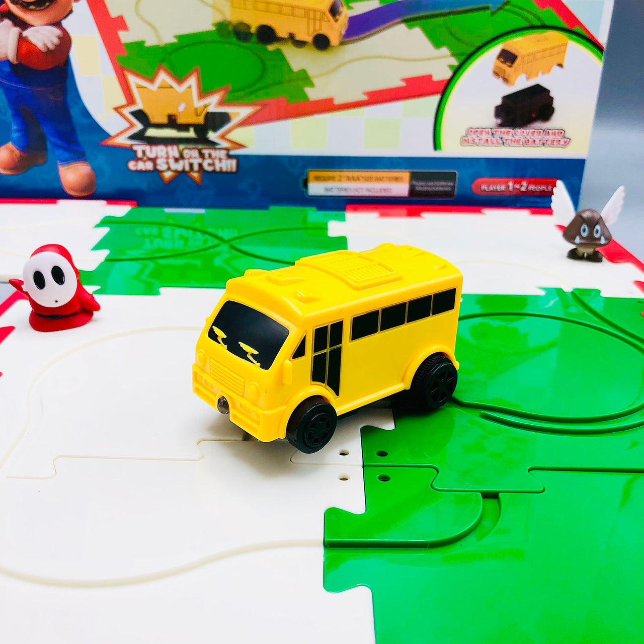 DIY Super Mario Car Track Puzzle Set