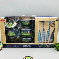 Stainless Steel Colorful Cookware Kitchen Set