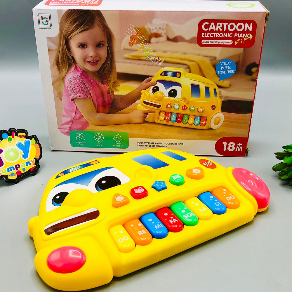 Cartoon Electronic Musical Piano Toy For Kids