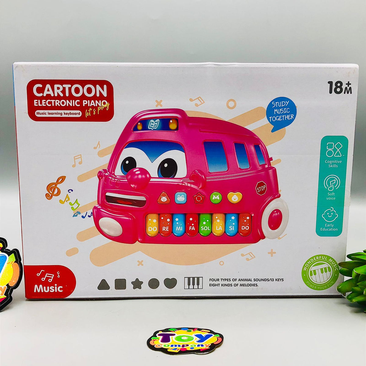 Cartoon Electronic Musical Piano Toy For Kids