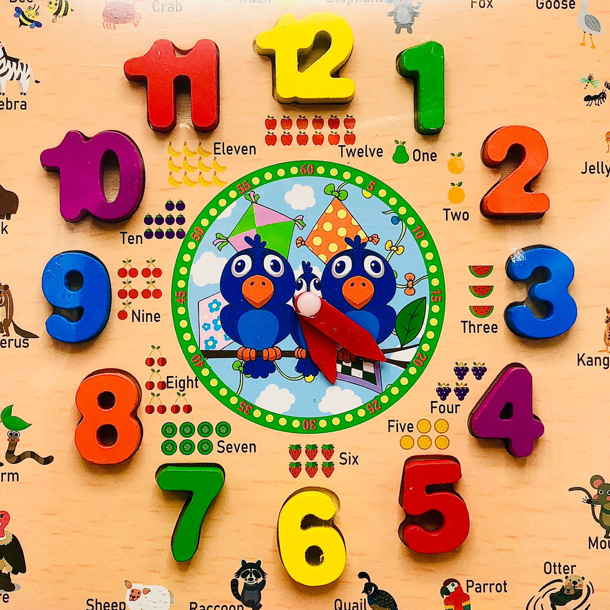 3D Wooden Alpha-Numeric Puzzle Board