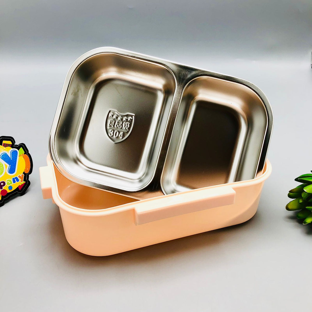 700ml Kids Stainless Steel Double Layer Lunch Box