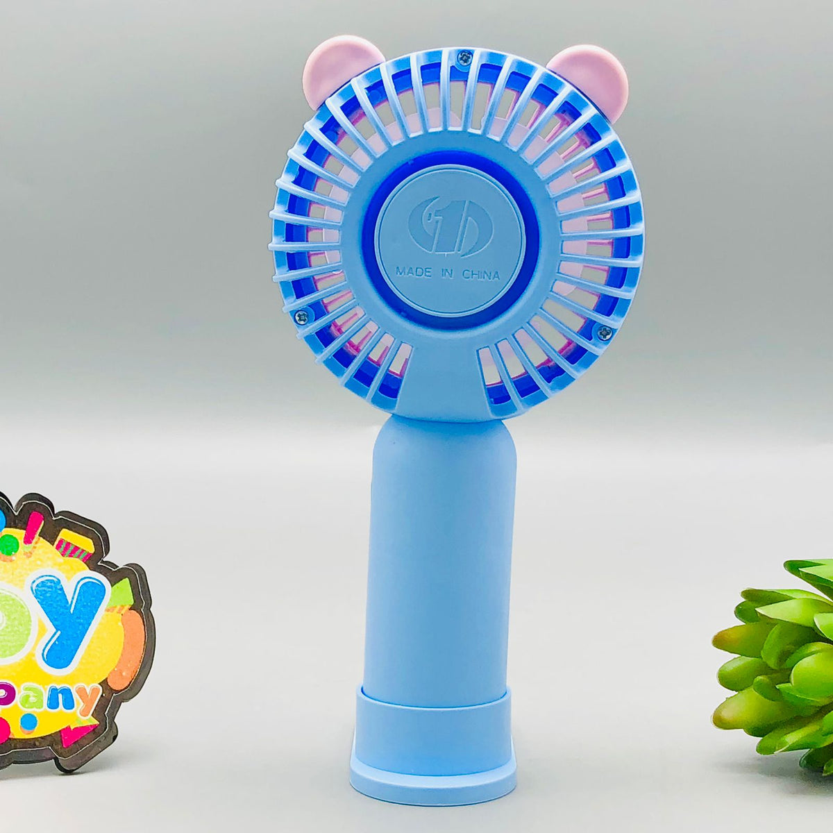 Rechargeable Mini Cooling Fan With Mobile Phone Bracket