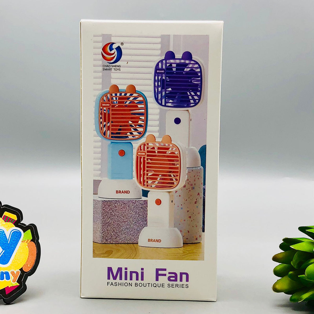Rechargeable Cartoon Themed Handheld & Desktop Fan
