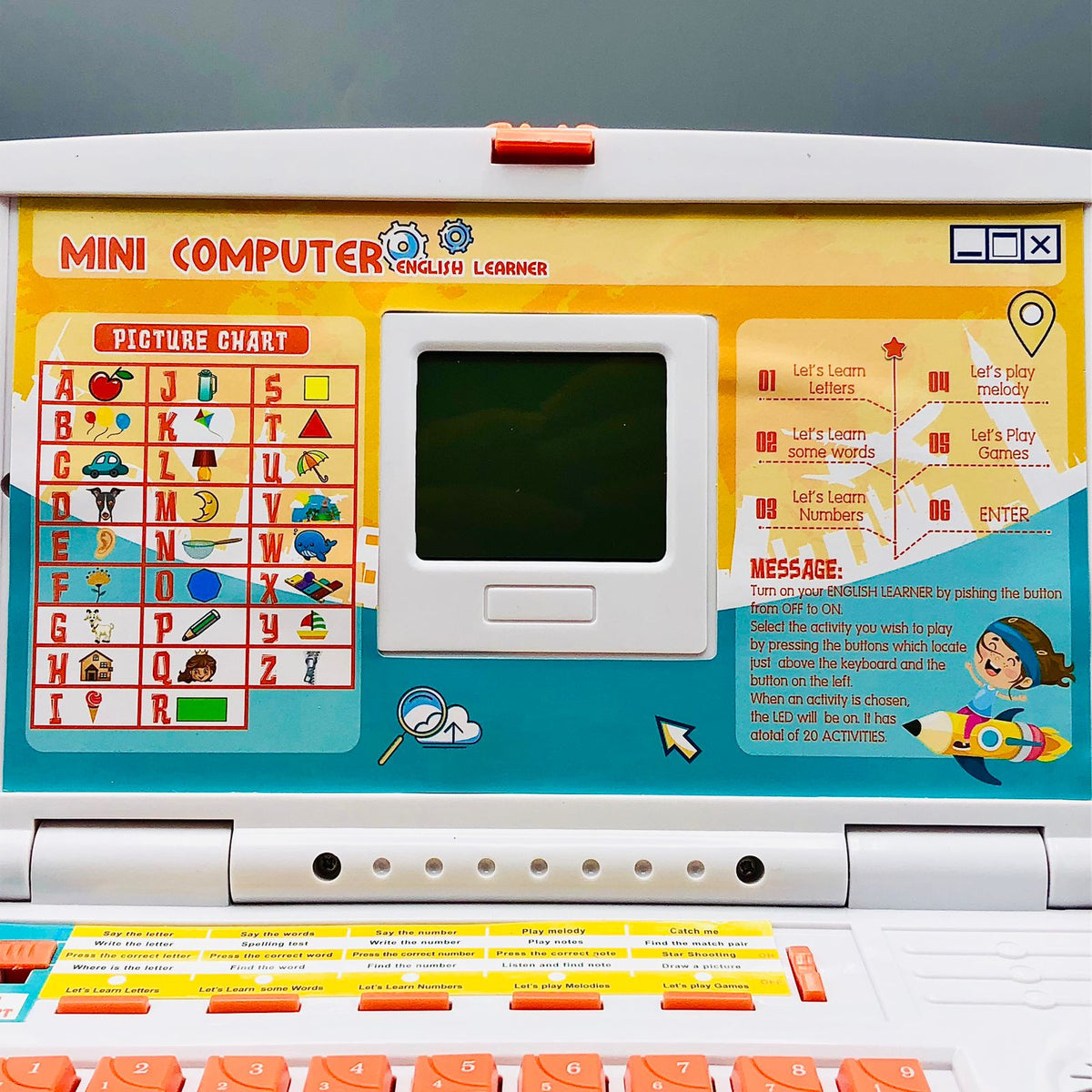 20 Functions Kids English Learner Computer Gadget