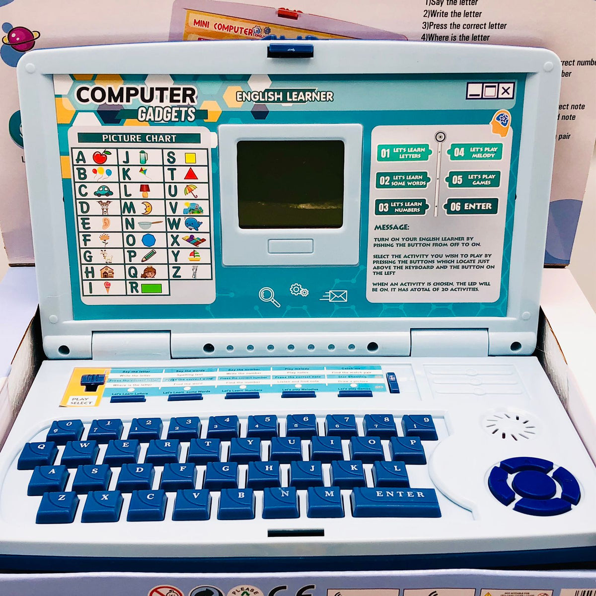 20 Functions Kids English Learner Computer Gadget
