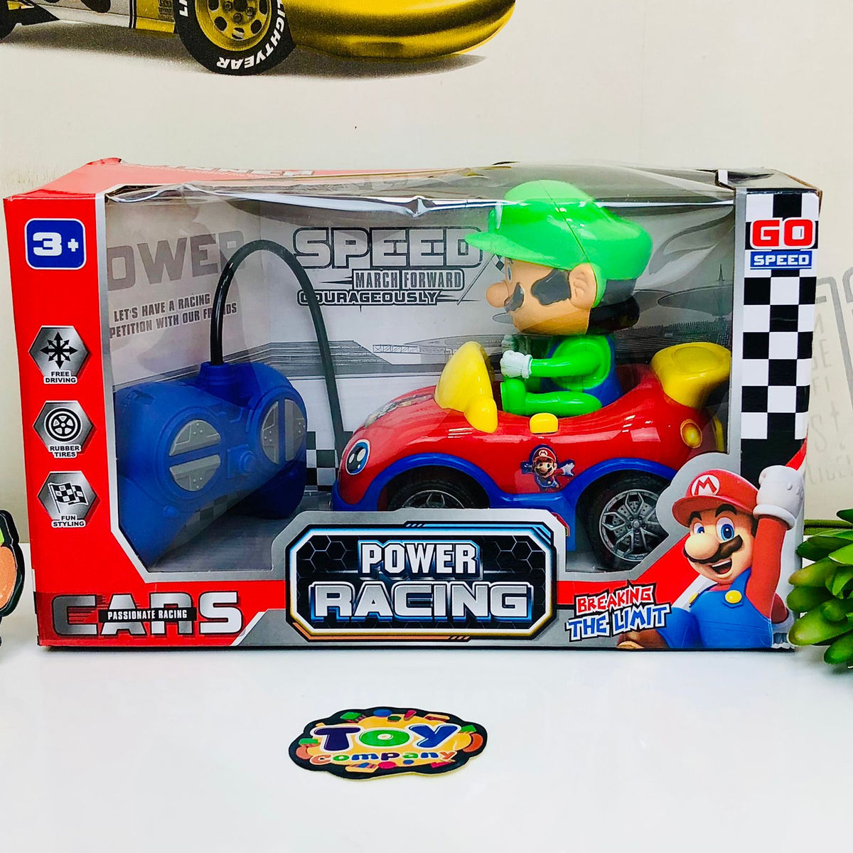 Mini Remote Control Super Mario Power Racing Car