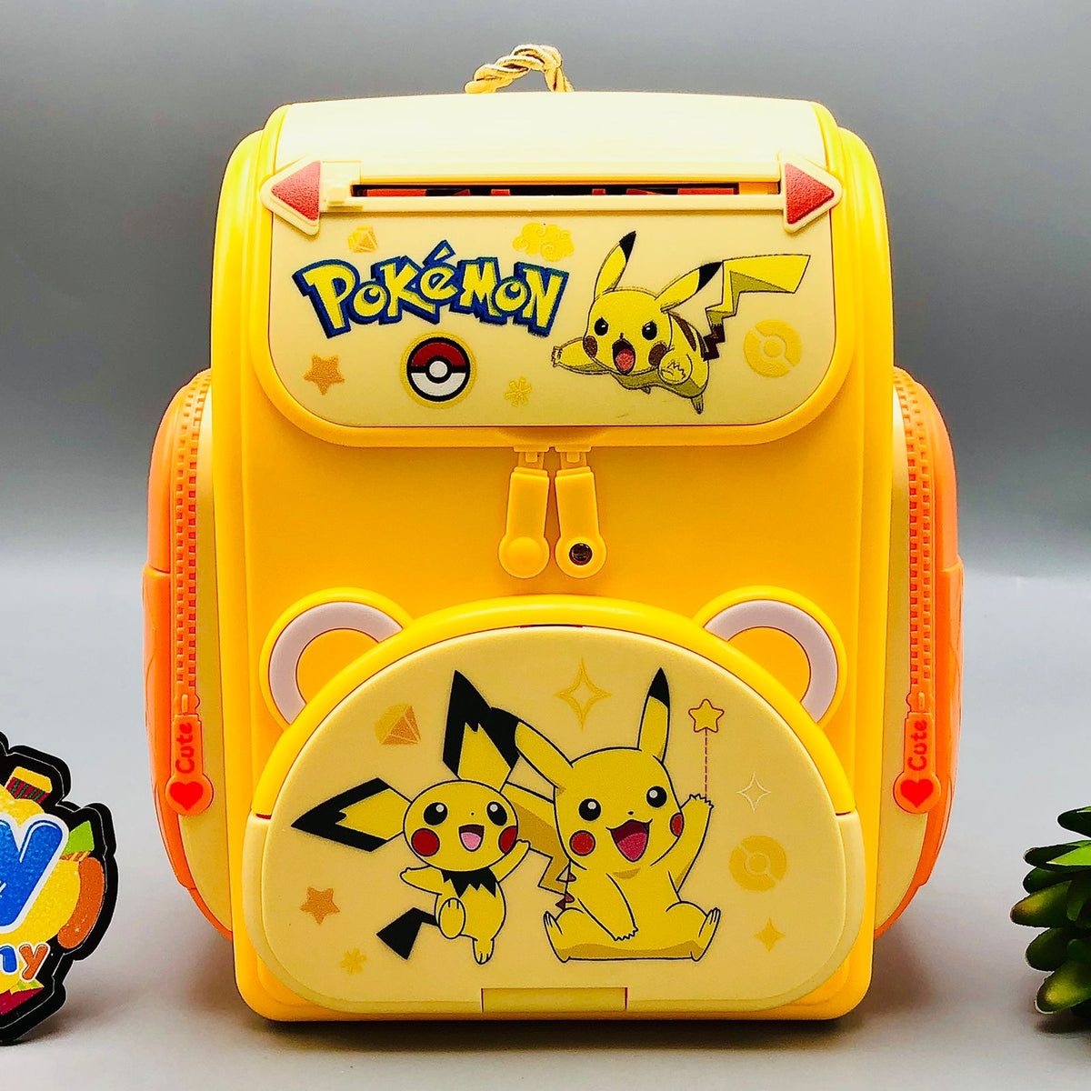 Pokemon Multi-functional Knapsack Piggy Bank