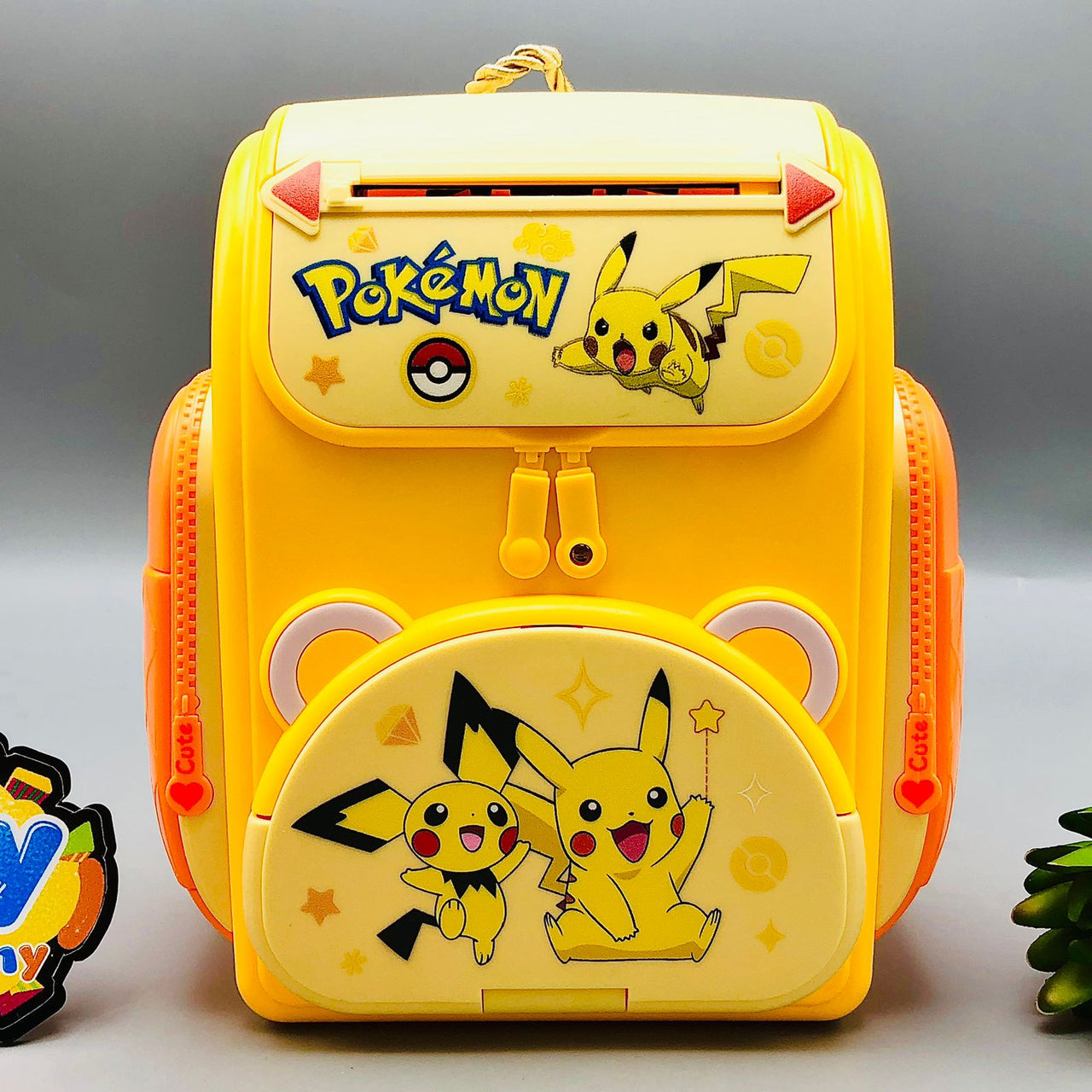 Pokemon Multi-functional Knapsack Piggy Bank