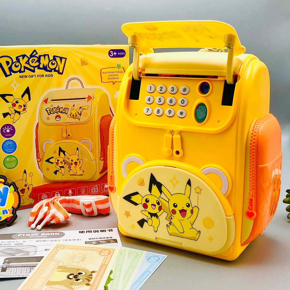 Pokemon Multi-functional Knapsack Piggy Bank