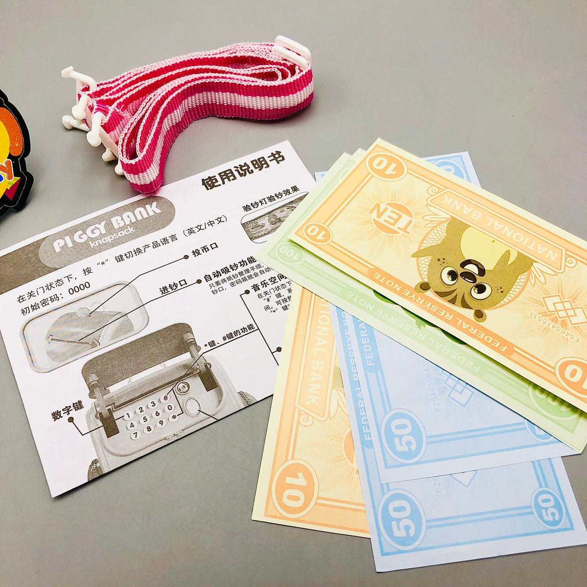 Kuromi Multi-functional Knapsack Piggy Bank