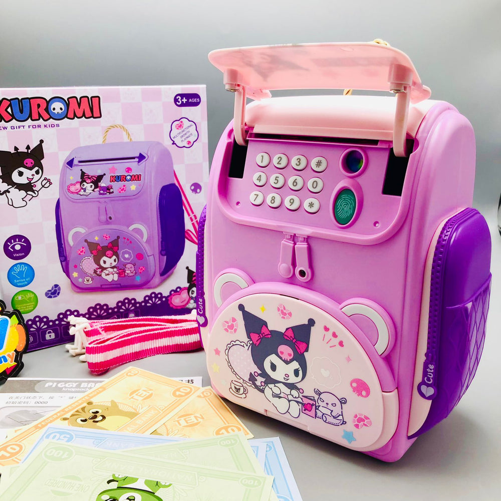 Kuromi Multi-functional Knapsack Piggy Bank