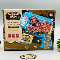 Dinosaur Electric Bubble Gun