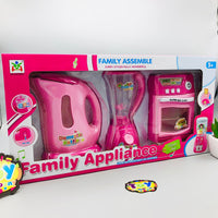 Realistic Family Kitchen Appliances Set For Kids