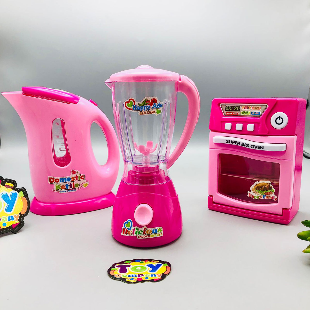 Realistic Family Kitchen Appliances Set For Kids