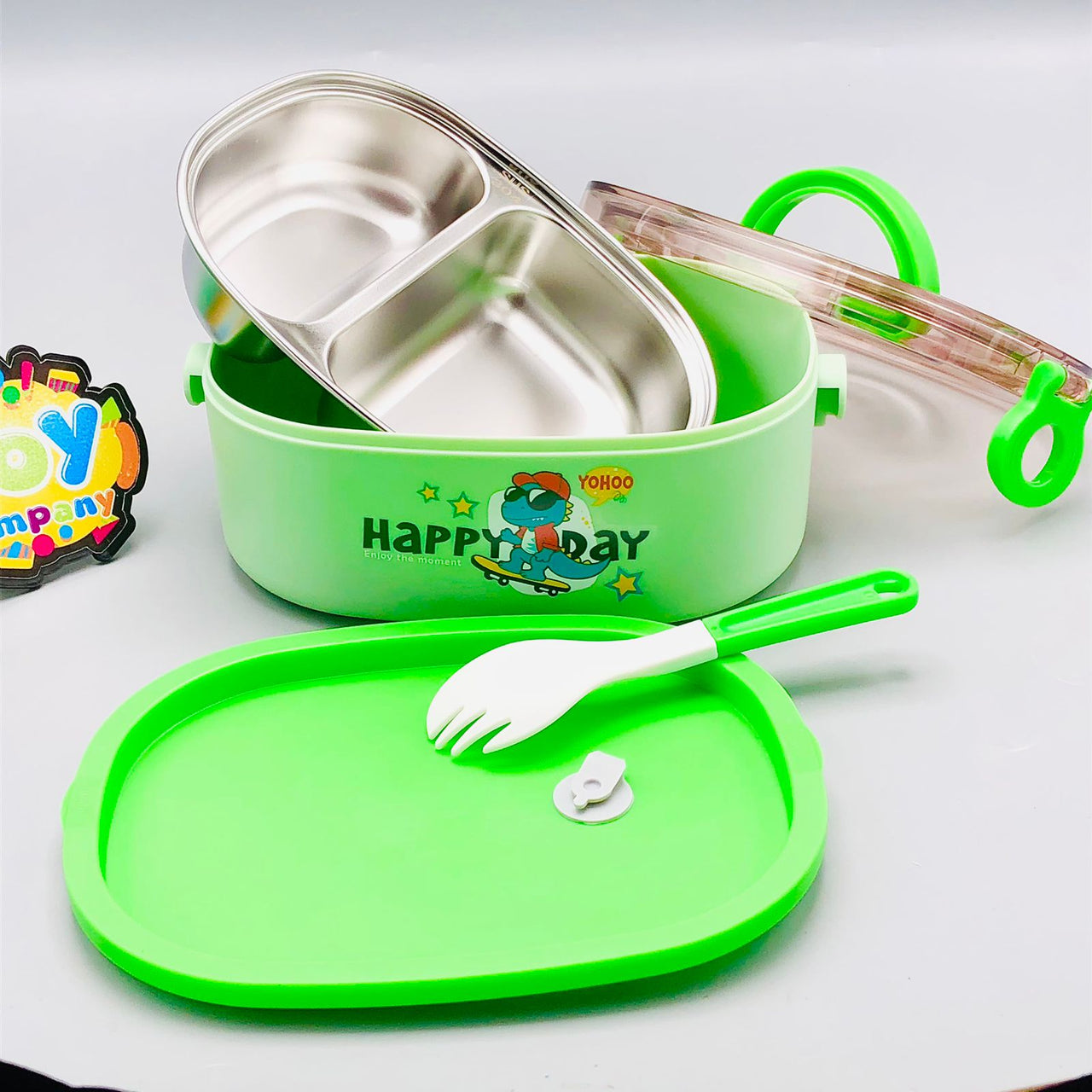 600ml Cartoon Design Stainless Steel Lunch Box