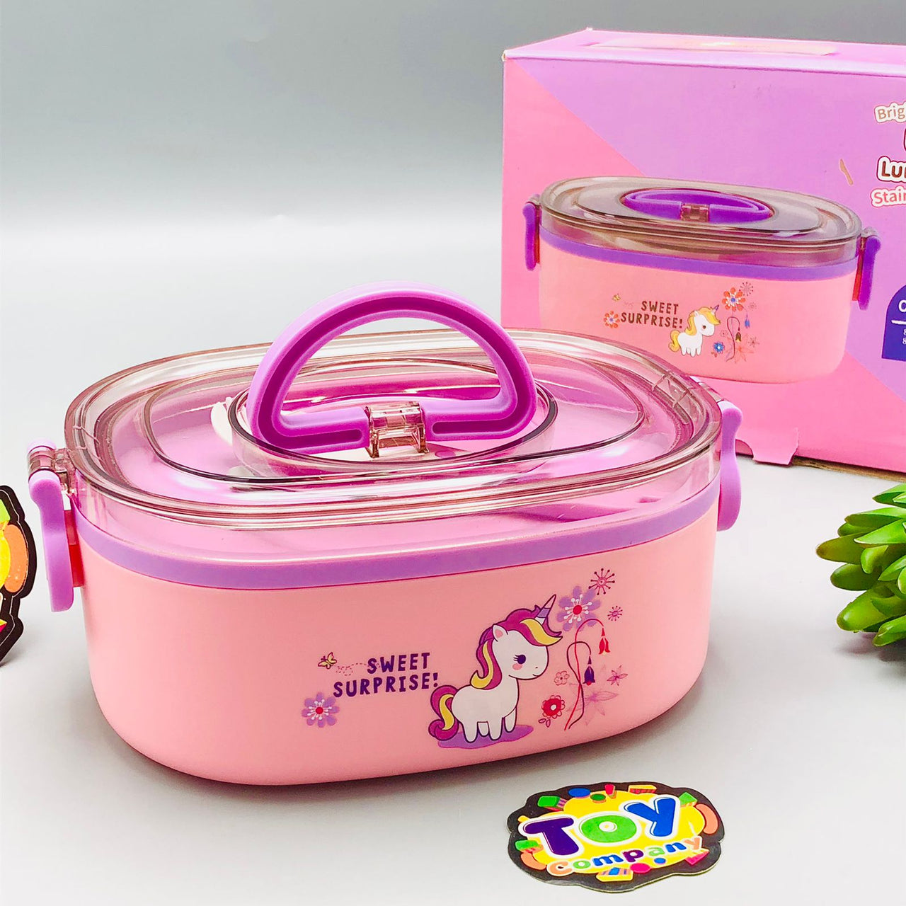 600ml Cartoon Design Stainless Steel Lunch Box