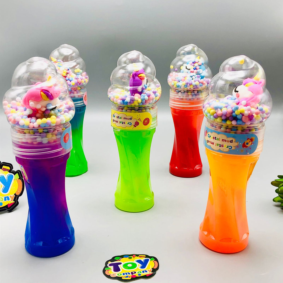 1Pc Unicorn Crystal Slime Mud Bottle