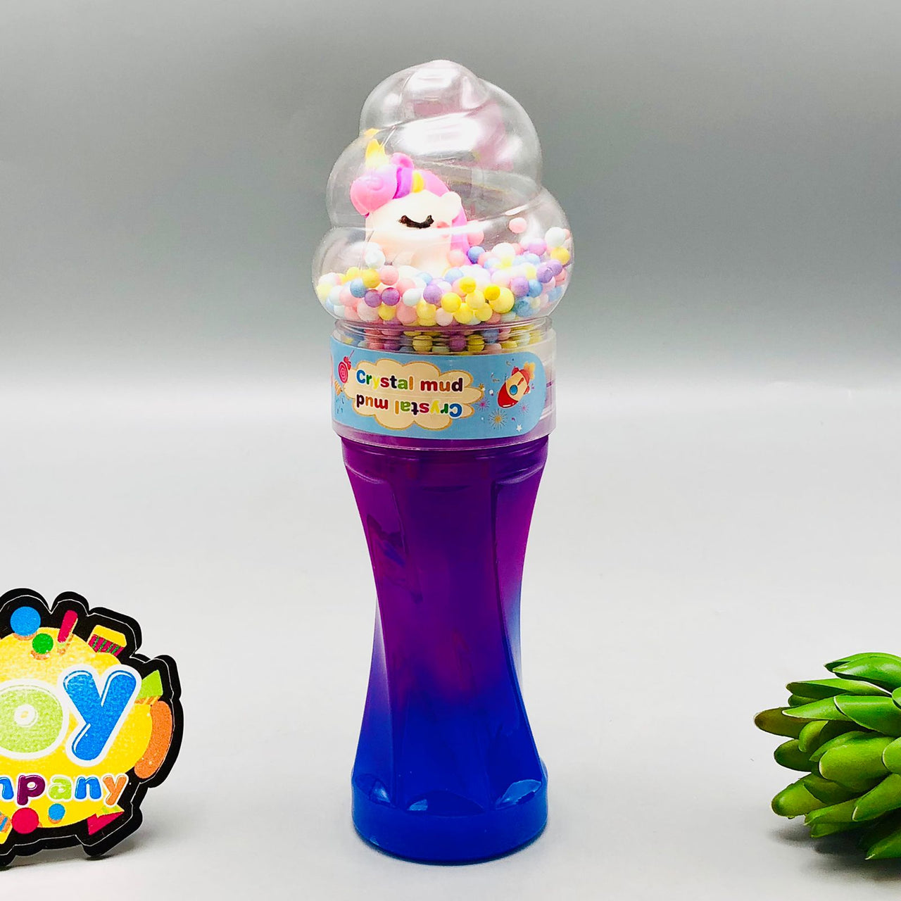 1Pc Unicorn Crystal Slime Mud Bottle