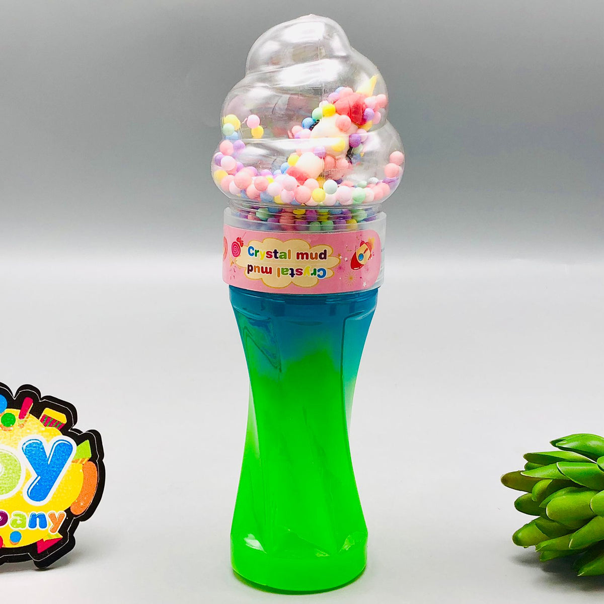 1Pc Unicorn Crystal Slime Mud Bottle