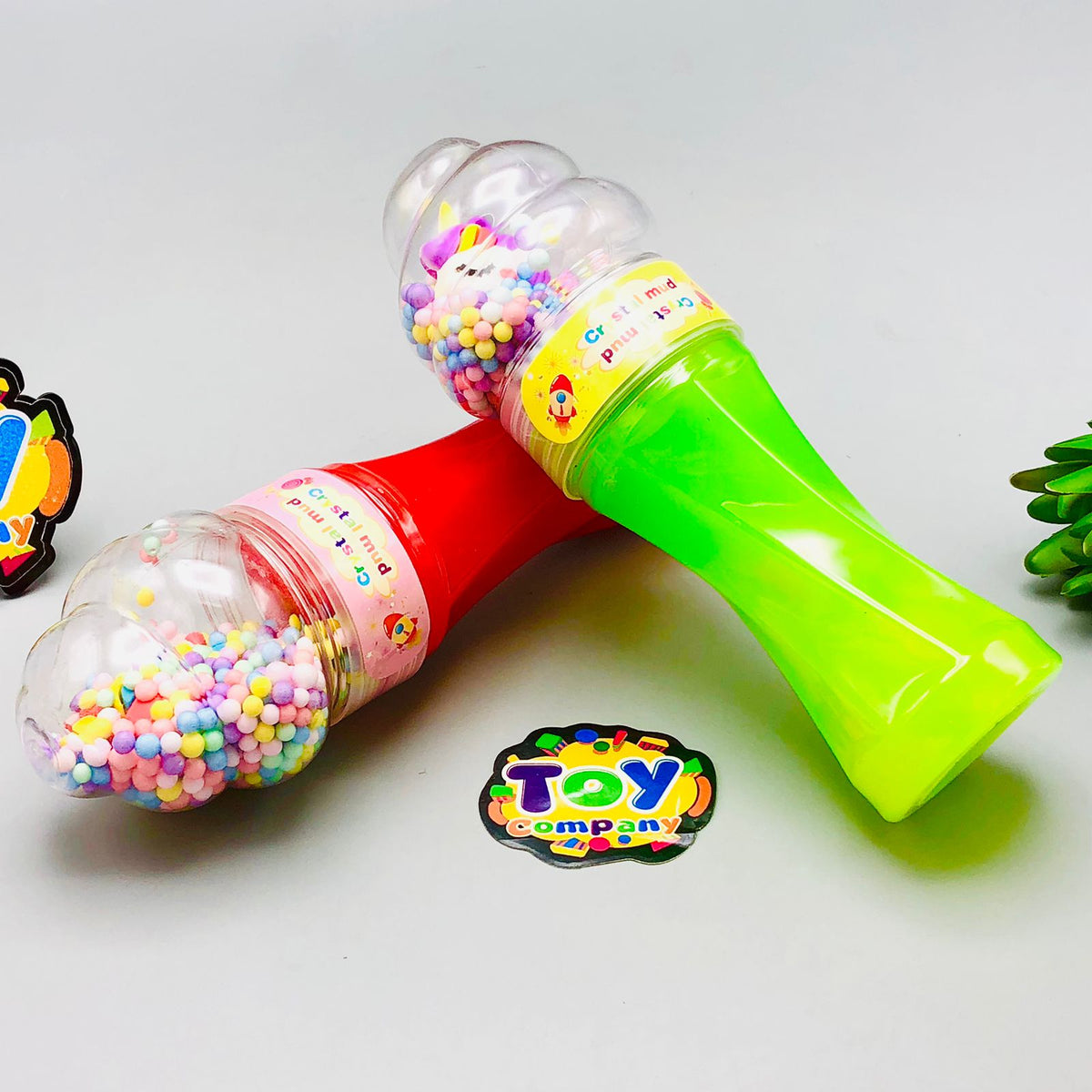 1Pc Unicorn Crystal Slime Mud Bottle