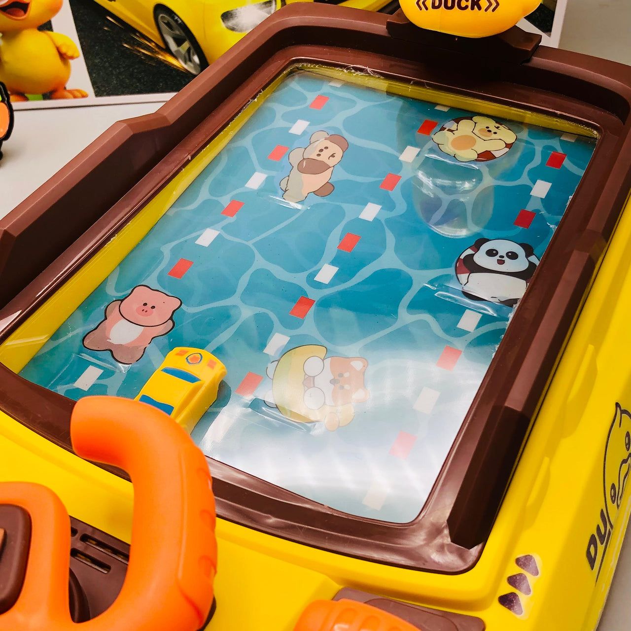 Duck Themed Car Racing Adventure Steering Wheel