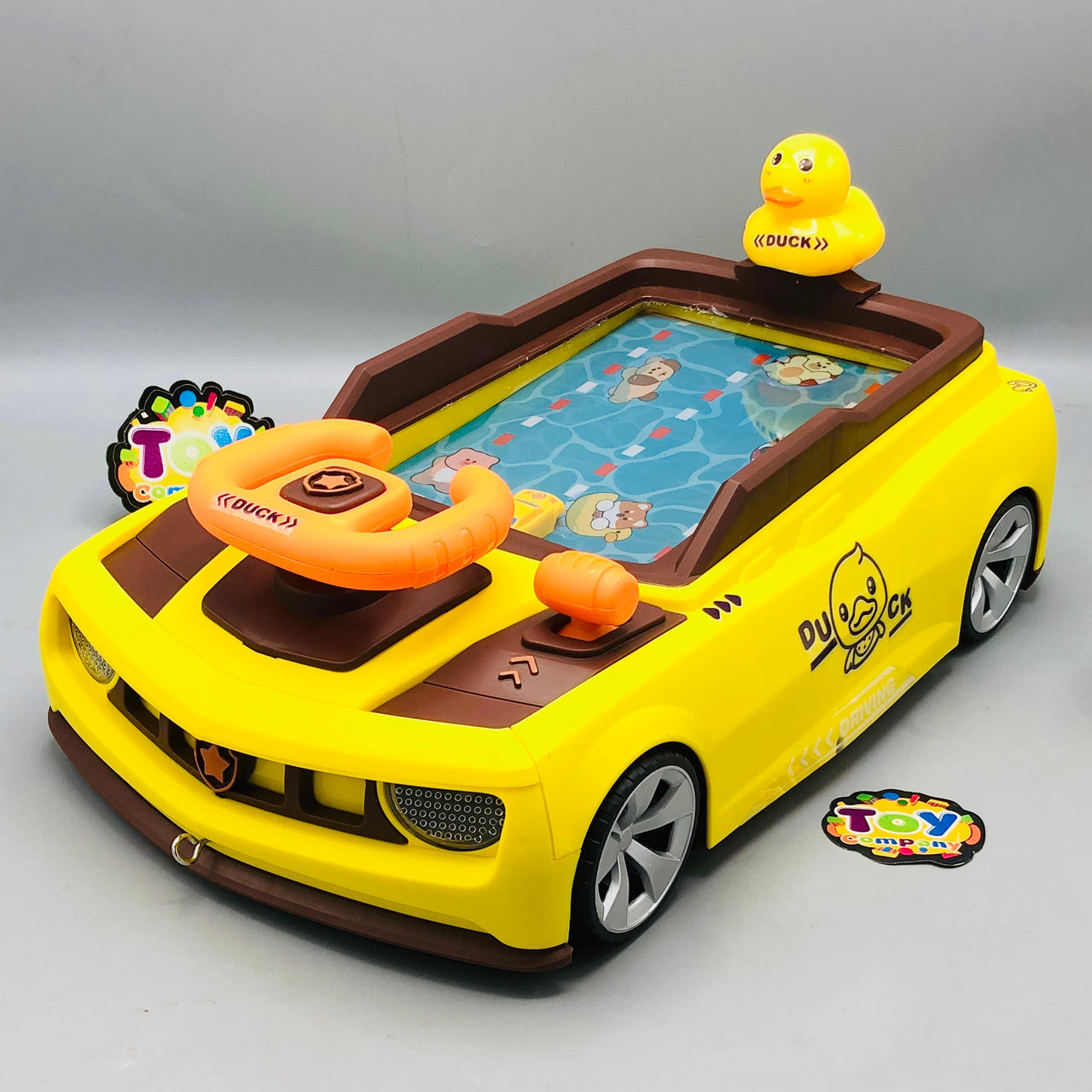 Duck Themed Car Racing Adventure Steering Wheel