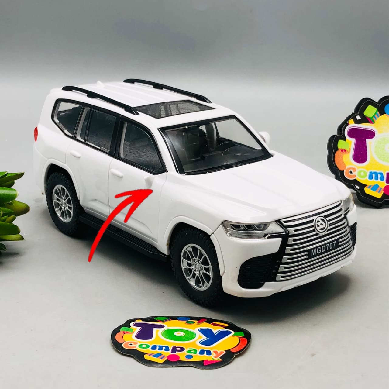White ABS Lexus Model Car - Minor Fault