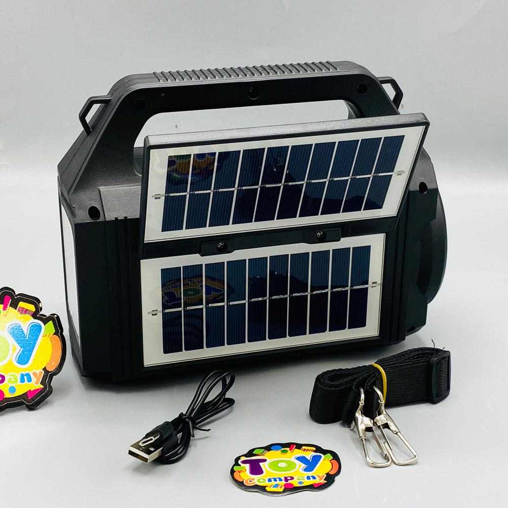 4Inch Flashlight Wireless Speaker & Solar Charging