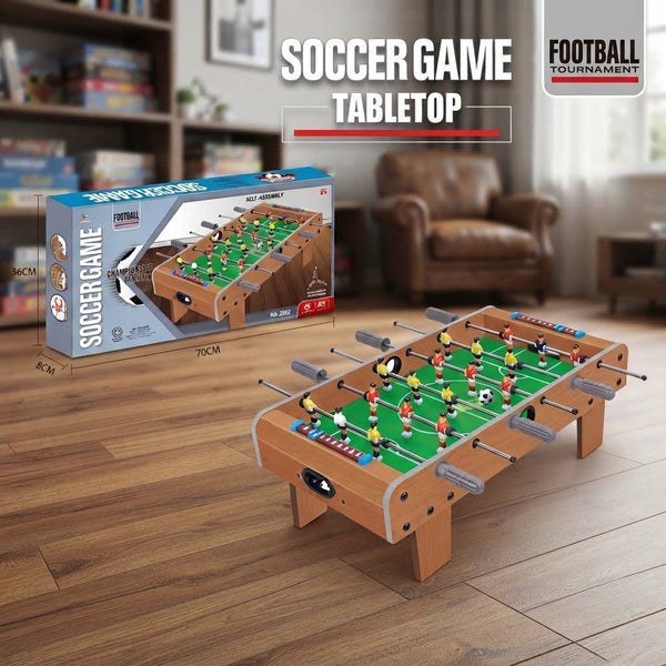 Wooden 2 Players Championship Soccer Game With Legs