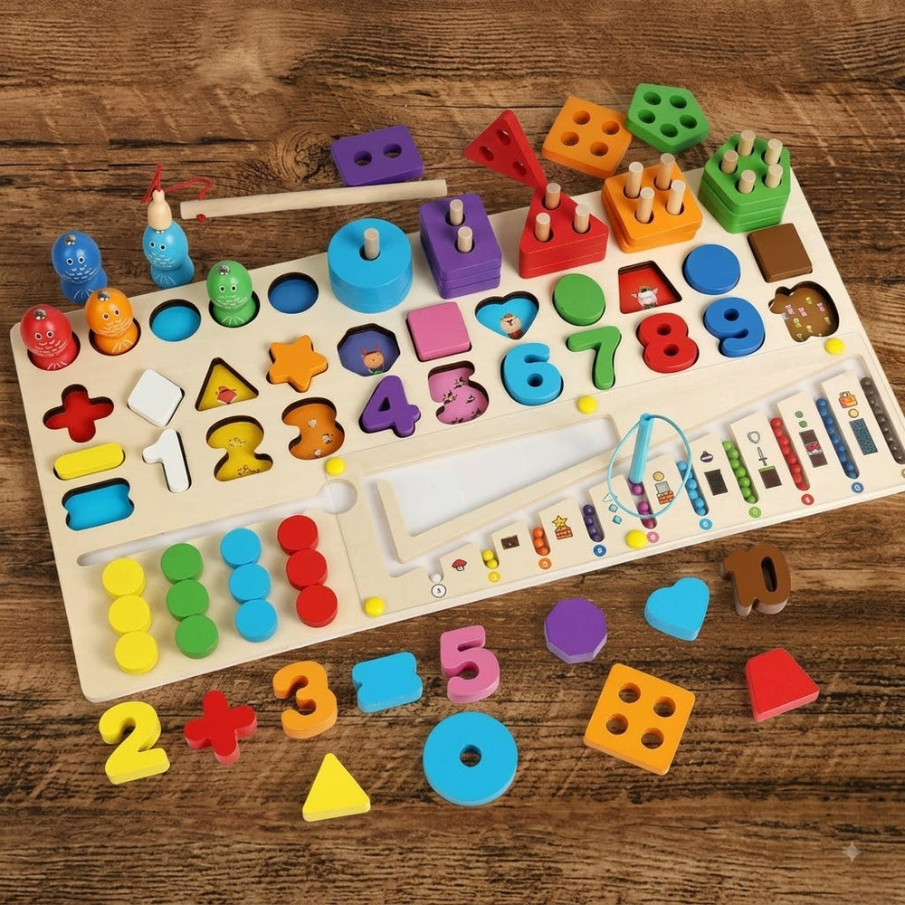 Wooden 6in1 Logarithmic Pairing Board