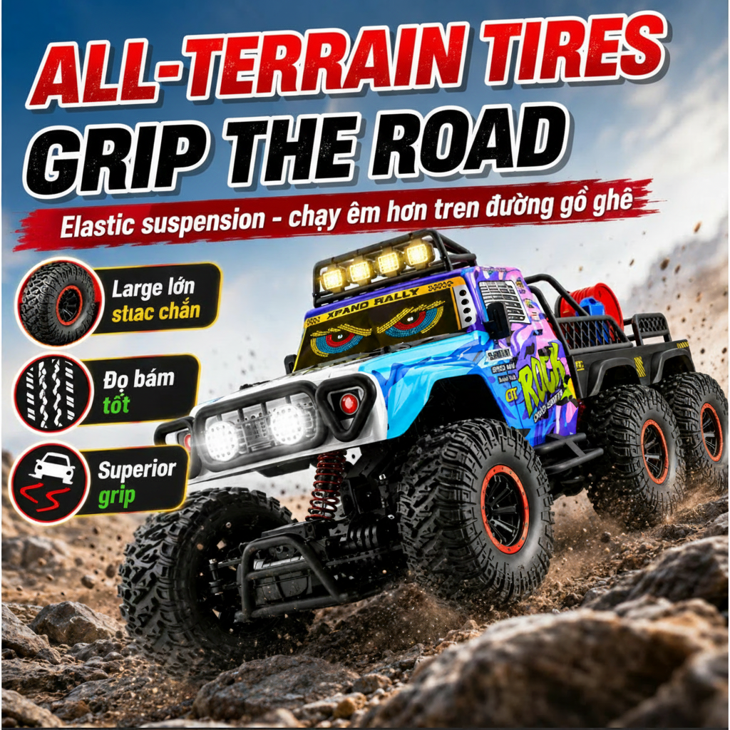 XPAND RALLY 6WD RC Off-Road Rock Crawler